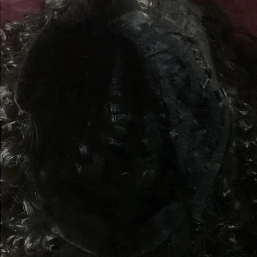 Curly  Synthetic Black Wig